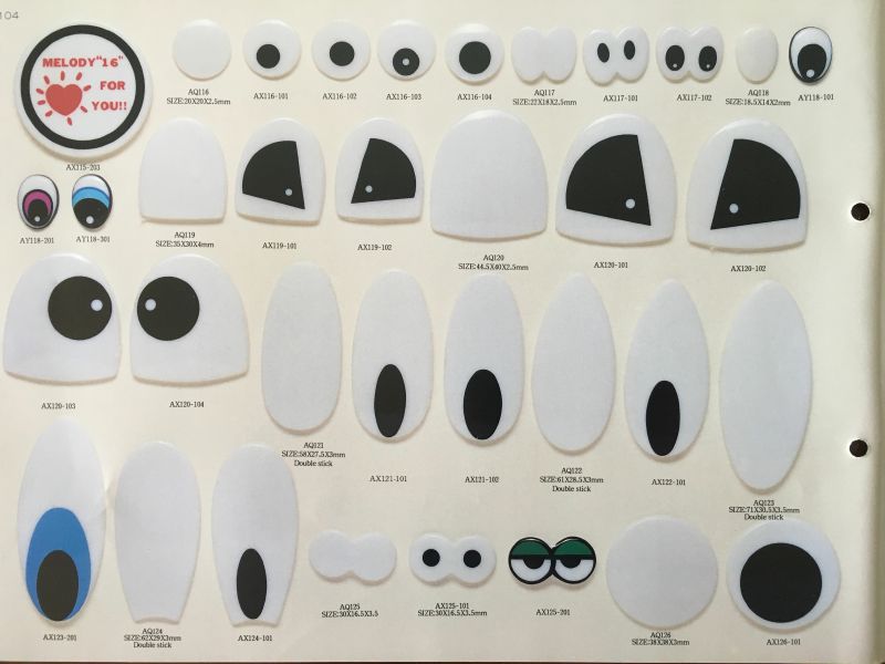 印刷眼、移印眼104P